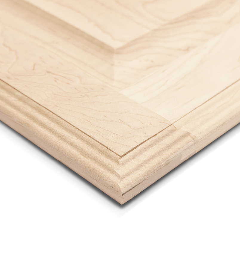 raised panel door style with a c edge